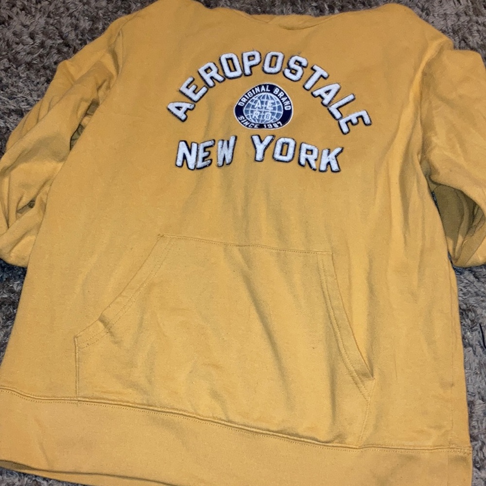 Yellow hoodie